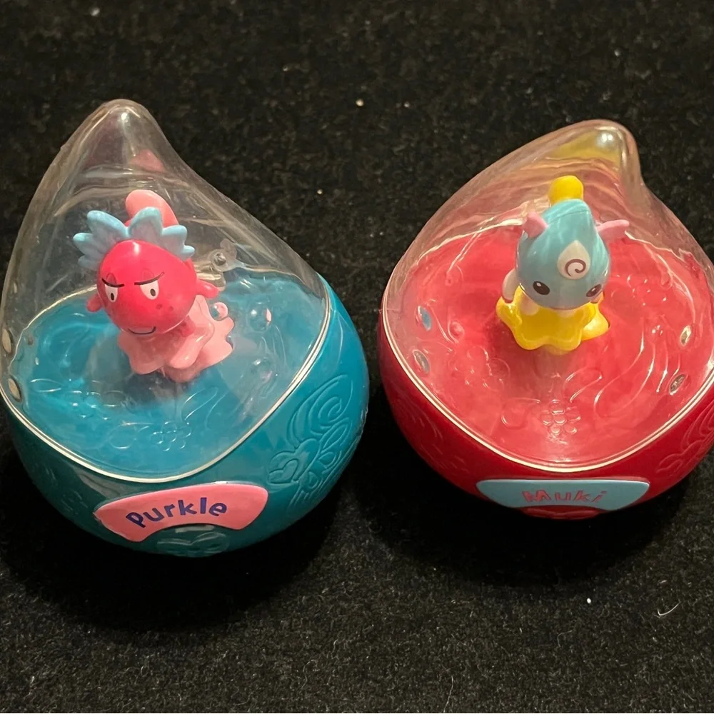 Lot of 2 Wild Planet Aquapets Dew Drops Voice Activated Interactive Aqua Pets